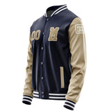 Custom Navy Light Khaki Jacket Jb1111251118251818