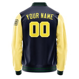 Custom Navy Light Yellow Jacket Jb1111261105261817