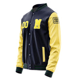 Custom Navy Light Yellow Jacket Jb1111261105261817