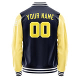 Custom Navy Light Yellow Jacket Jb1111261118261818