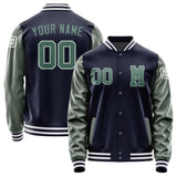 Custom Navy Blue Green Jacket