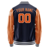 Custom Navy Orange Jacket Jb1111281118281818