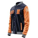 Custom Navy Orange Jacket Jb1111281118281818