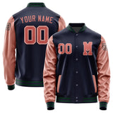 Custom Navy Copper Rose Jacket Jb1111291105291817