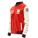 Custom Orange Red Cream Jacket Jb1212031112031817