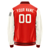 Custom Orange Red Cream Jacket Jb1212031217031817