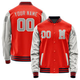 Custom Orange Red Gray Jacket Jb1212041112041817