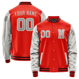 Custom Orange Red Gray Jacket