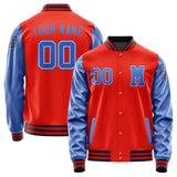 Custom Orange Red Sky Blue Jacket Jb1212091112091817