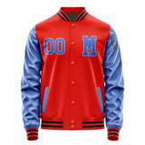 Custom Orange Red Sky Blue Jacket Jb1212091217091817