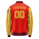 Custom Orange Red Yellow Jacket Jb1212191112191817