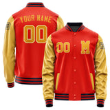 Custom Orange Red Yellow Jacket