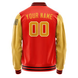 Custom Orange Red Yellow Jacket Jb1212191217191817