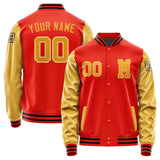 Custom Orange Red Yellow Jacket