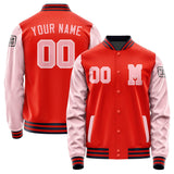 Custom Orange Red Light Pink Jacket Jb1212211112211817