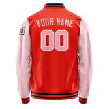 Custom Orange Red Light Pink Jacket Jb1212211217211817