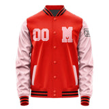 Custom Orange Red Light Pink Jacket Jb1212211217211817