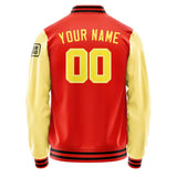 Custom Orange Red Light Yellow Jacket Jb1212261217261817