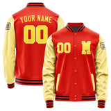 Custom Orange Red Light Yellow Jacket Jb1212261217261817