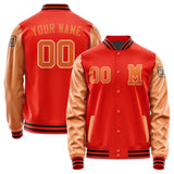 Custom Orange Red Orange Jacket Jb1212281217281817