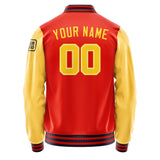 Custom Orange Red Gold Jacket Jb1212301112301817