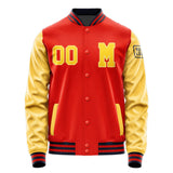 Custom Orange Red Gold Jacket Jb1212301112301817