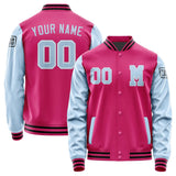 Custom Pink Light Blue Jacket Jb1313081317081817