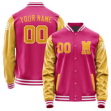 Custom Pink Yellow Jacket Jb1313191318191818