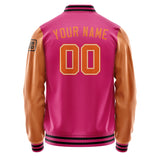 Custom Pink Orange Jacket Jb1313281317281817