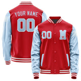 Custom Red Light Blue Jacket