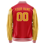 Custom Red Yellow Jacket Jb1414191418191818