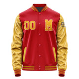 Custom Red Yellow Jacket Jb1414191419191817