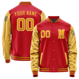 Custom Red Yellow Jacket Jb1414191419191817