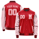 Custom Red Light Pink Jacket