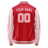 Custom Red Light Pink Jacket Jb1414211418211818