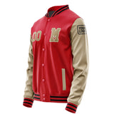 Custom Red Light Khaki Jacket Jb1414251417251817