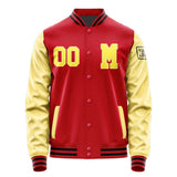 Custom Red Light Yellow Jacket Jb1414261417261817