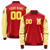 Custom Red Light Yellow Jacket