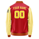 Custom Red Light Yellow Jacket Jb1414261419261817