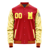 Custom Red Light Yellow Jacket Jb1414261419261817