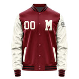 Custom Crimson Red Cream Jacket Jb1515031517031817