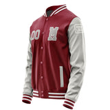 Custom Crimson Red Gray Jacket Jb1515041518041818