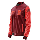 Custom Crimson Red Orange Red Jacket Jb1515121517121817