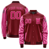 Custom Crimson Red Pink Jacket