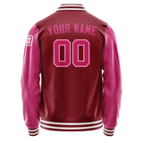 Custom Crimson Red Pink Jacket Jb1515131518131818