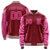 Custom Crimson Red Pink Jacket