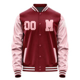 Custom Crimson Red Light Pink Jacket Jb1515211518211818