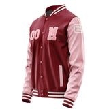 Custom Crimson Red Light Pink Jacket Jb1515211518211818