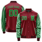 Custom Crimson Red Emerald Green Jacket