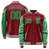 Custom Crimson Red Emerald Green Jacket